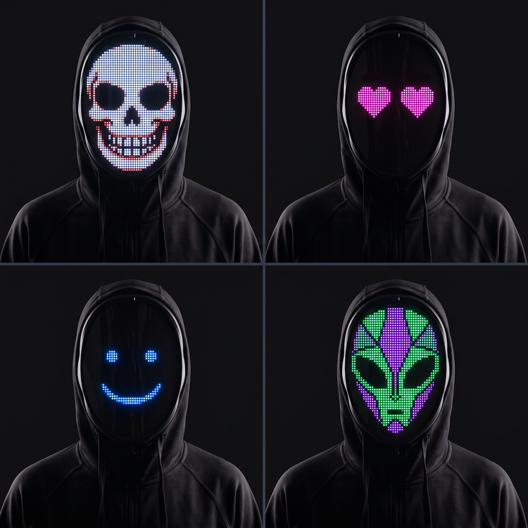MORPH MASK LED - diseños disponibles